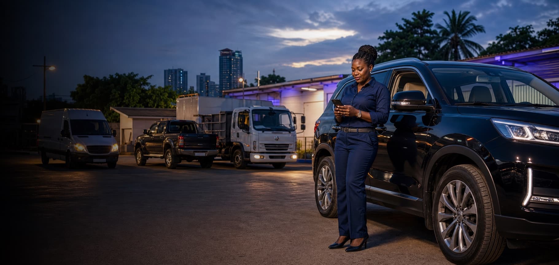 Ghanaian fleet operator monitoring company vans and trucks with AcesTrack