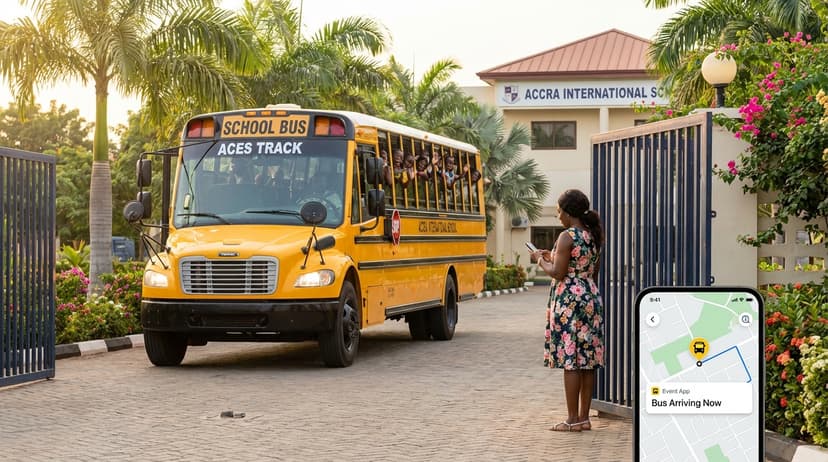 School Bus GPS Tracking for Schools in Ghana